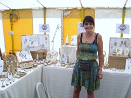 Me at a craft fair in Aberaeron